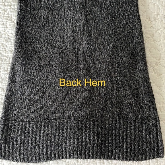 Nine West Vintage America Jeans, 3-Button Knit Cardigan, Black/Gray - Large - Picture 11 of 11